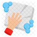 Cleaning Wiping Disinfection Icon