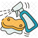 Cleaning Spray Sanitizing Icon