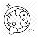 Cleaning Plates Washing Cleaning Icon