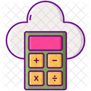 Calculate Data Calculating Database Finance Database Icon