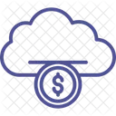 Cloud dollar  Icon