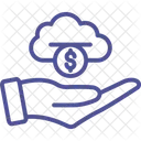 Cloud money  Icon