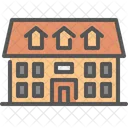 Colonial American House Icon