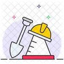 Construction Tools Engineering Tools Road Cone Icon