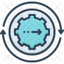Continuing Progressing Continuous Icon