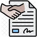 Contract Signature Deal Icon