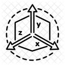 Coordinate Axis Coordinate System Cartesian Plane Icon