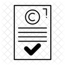 Copyright Approved  Icon