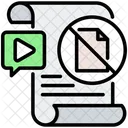 Copyright File Prohibition Icon
