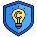 Copyright Intellectual Property Invention Icon