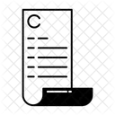 Copyright Paper Icon