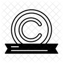 Copyright Text Icon