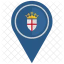 Country Pointer Geo Icon