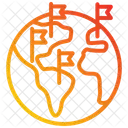Country Flag Globe Icon