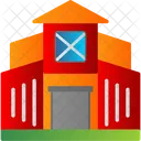 Barn Farm Field Icon
