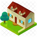 Country Home Isometric Icon
