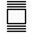 Cover View Wireframe Icon