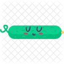 Cucumber Emoji Funny Icon