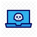 Cyber Attack Hacking Security Breach Icon