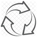 Cycling Arrows Circular Arrows Rotate Icon