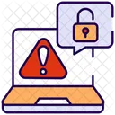 Data Breach Cyber Security Security Warning Icon