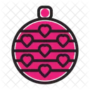 Chrismast Ball Decoration Icon