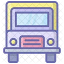 Delivery Van Shipping Truck Cargo Icon