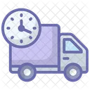 Delivery Van Shipping Truck Cargo Icon