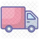 Delivery Van Shipping Truck Cargo Icon