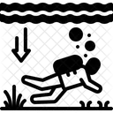 Depth Diving Profundity Icon
