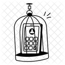 Digital Detox Screen Time Social Media Icon