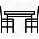 Chairs Dinning Table Table Icon