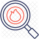 Disaster Magnifying Glass Search Icon