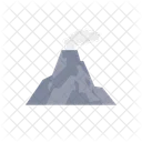 Disaster Volcano Lava Icon