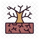 Disaster Drought Dry Icon