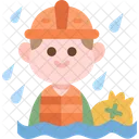 Disaster Flood Rescue Icon