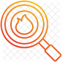 Disaster Magnifying Glass Search Icon