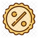 Discount Badge Percentage Sale Icon