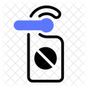 Do Not Disturb Door Knob Sign Icon