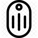 Dog Tag Army Military Icon