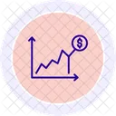 Dollar Uptrend Icon