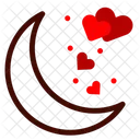 Honeymoon Night Half Moon Icon