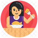 Eating Food Eating Meal Foodie Icon
