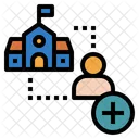Enrolment Admission School Icon