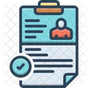 Enrollment Nomination Admission Icon