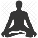 Exercises Fitness Meditating Icon
