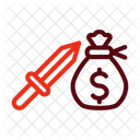 Extortion Corruption Research Icon