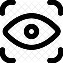 Eye Scan Vision Security Icon