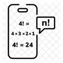 Factorial Notation  Icon