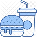 Fast Food Burger Quick Icon